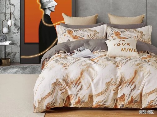 КПБ  сатин в коробке (нав 70*70) Satin de Luxe SK Клео <855-SK>