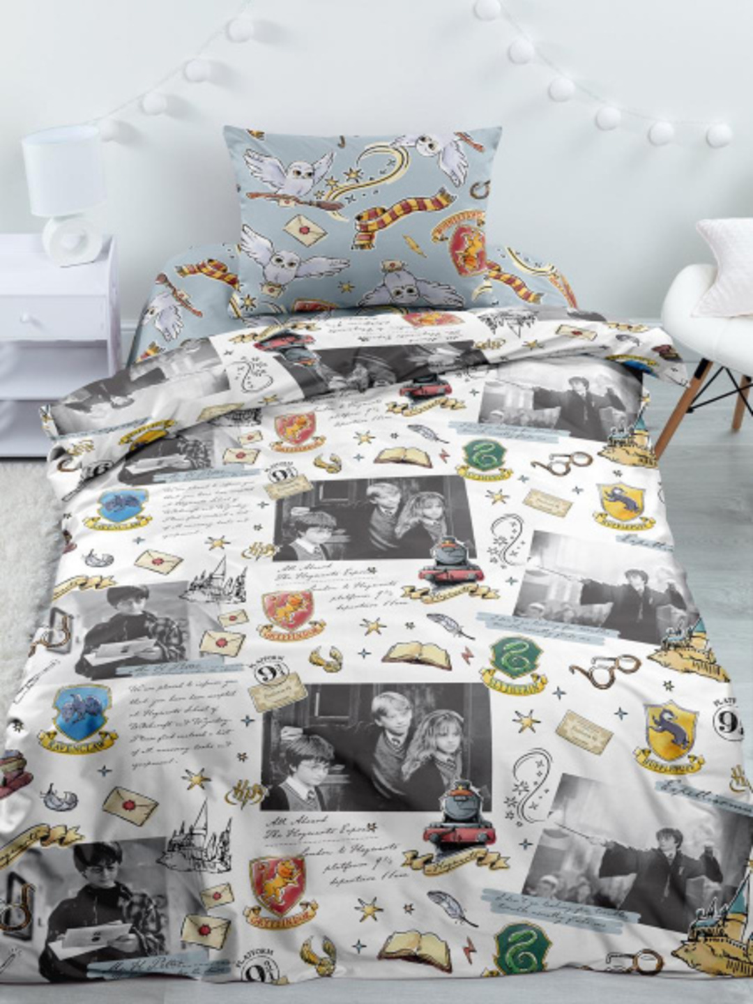 КПБ 1,5сп поплин Гарри Поттер <918642 Магия>