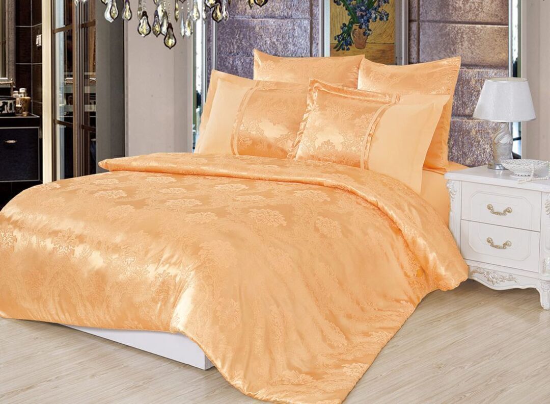 КПБ евро сатин-жаккард Satin Jacquard SG Клео <SG-093 Скидка>