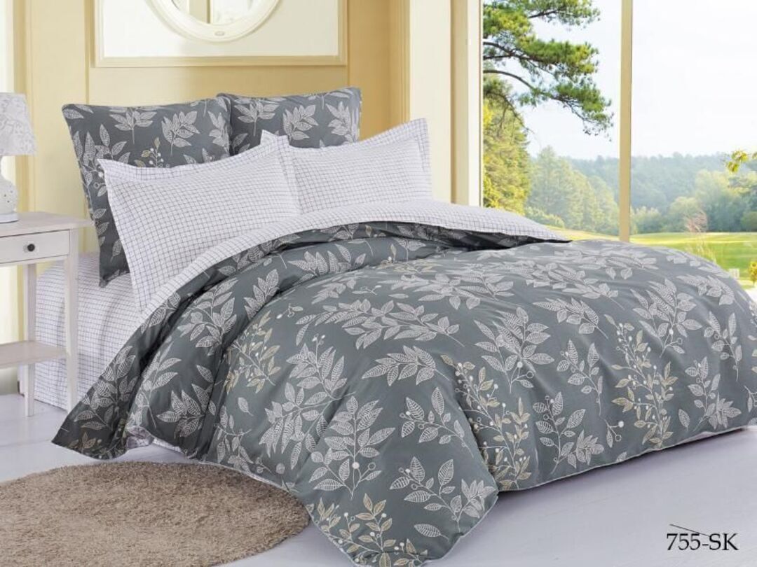 КПБ  сатин в коробке (нав 50*70) Satin de Luxe SK Клео <755-SK Скидка>