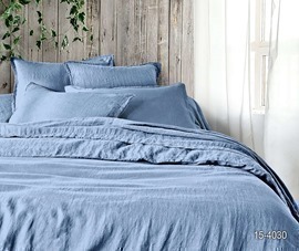 КПБ теплый лен с простыней на резинке Koenigson