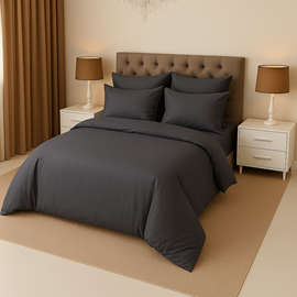 КПБ сатин однотонный Темно-синяя коллекция Реноме 