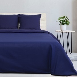 КПБ евро поплин Этель <Синяя пыль, нав 70*70-2шт>