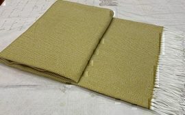 Плед Милан с бахромой Влади, белый-горчица-рап 2, В18<9050300 В18, 150*200, белый-горчица-рап 2, 1.5 спальные>