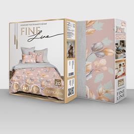 КПБ  перкаль Fine Line <рис. 50340-2/50358-3 Осеннее кружево>